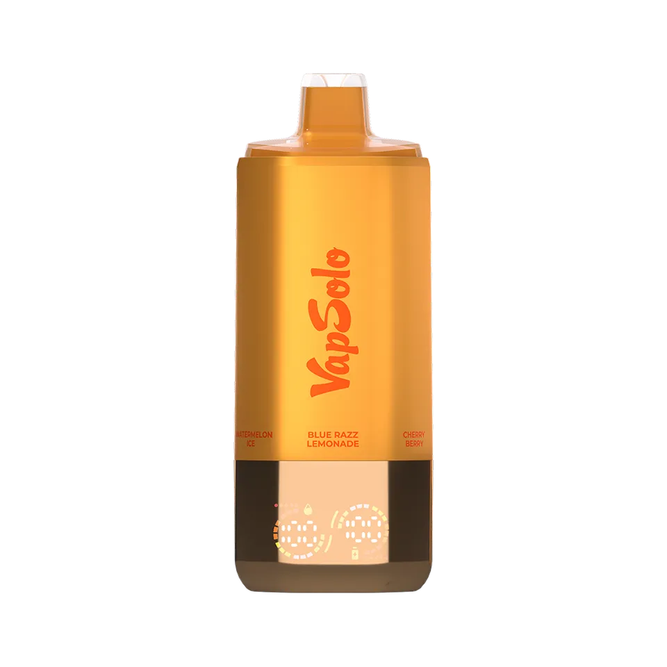 VapSolo® SIXER 180K naranja, combinación Blue Razz Lemonade, Cherry Berry y Watermelon Ice
